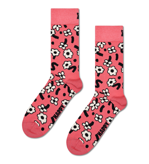 Happy Socks 3-Pack Flowers Socks Gift Set