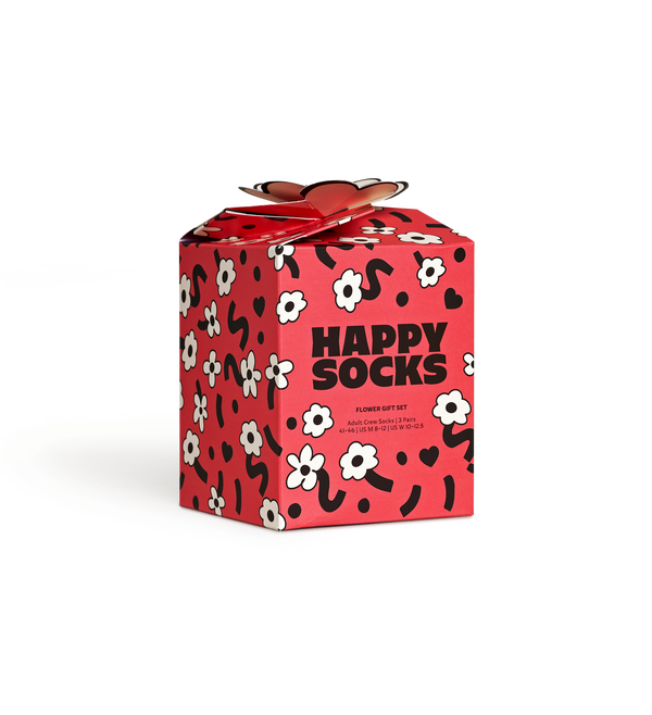 happy socks 3-Pack Flowers Socks Gift Set