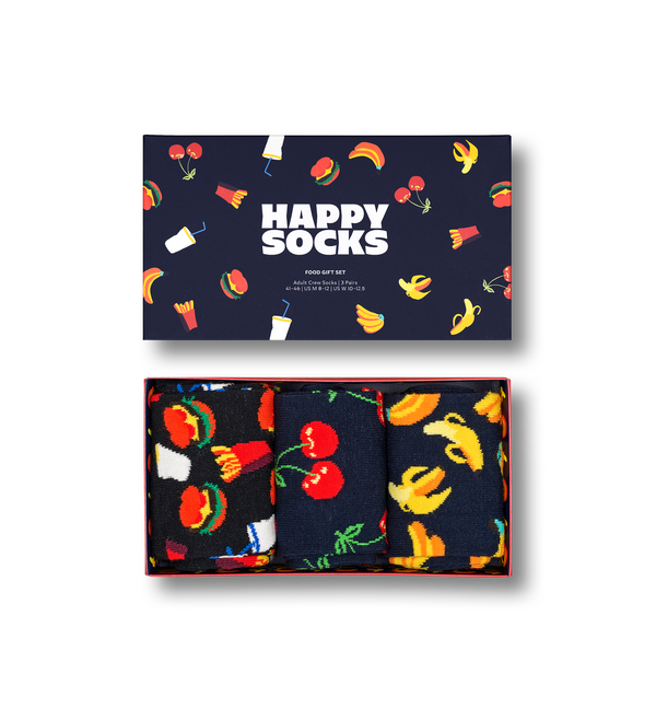 happy socks 3-Pack Food Socks Gift Set