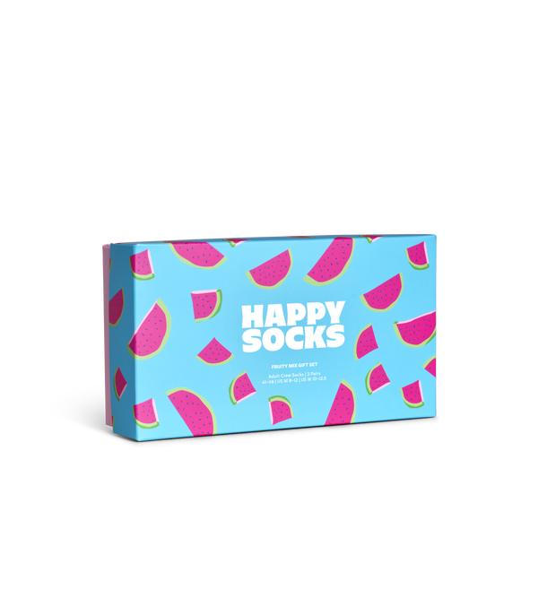 Happy Socks 3-Pack Fruity Mix Socks Gift Set