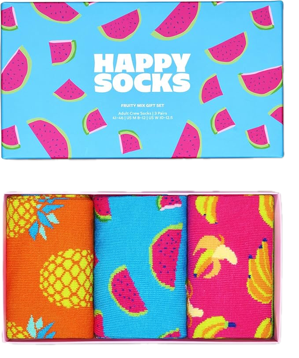 happy socks 3-Pack Fruity Mix Socks Gift Set