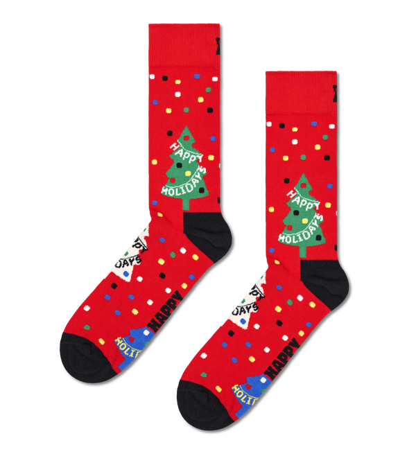 Happy Socks 3-Pack Holiday Tree Socks Gift Set