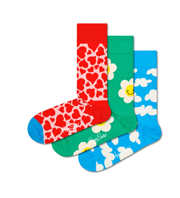 Happy Socks 3-Pack I Flower You Socks Gift Set
