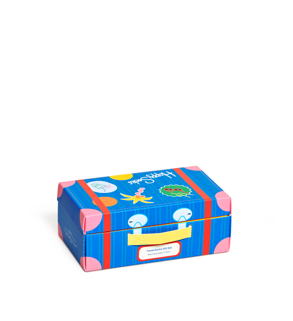 happy socks 3-Pack Kids Travel Socks Gift Set