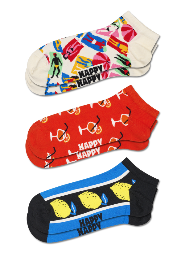 happy socks 3-Pack Lazy Day Low Socks
