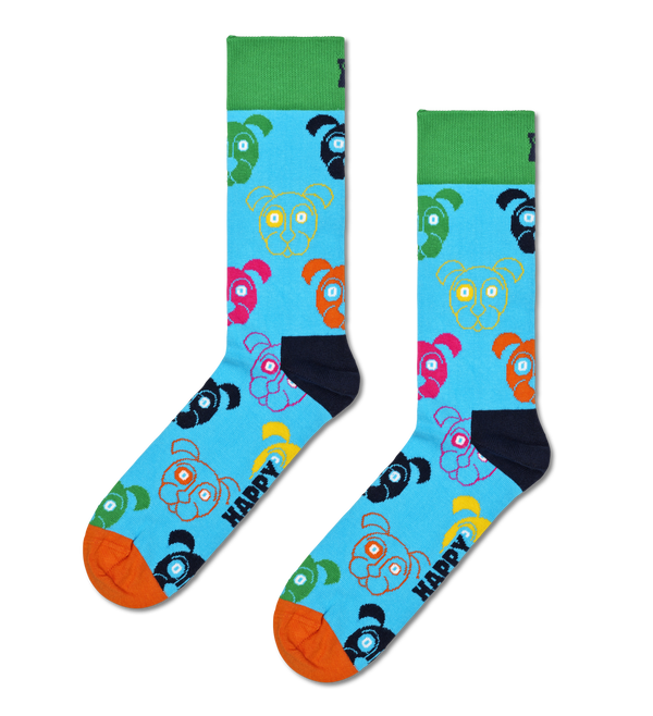 Happy Socks 3-Pack Mixed Dog Socks Gift Set