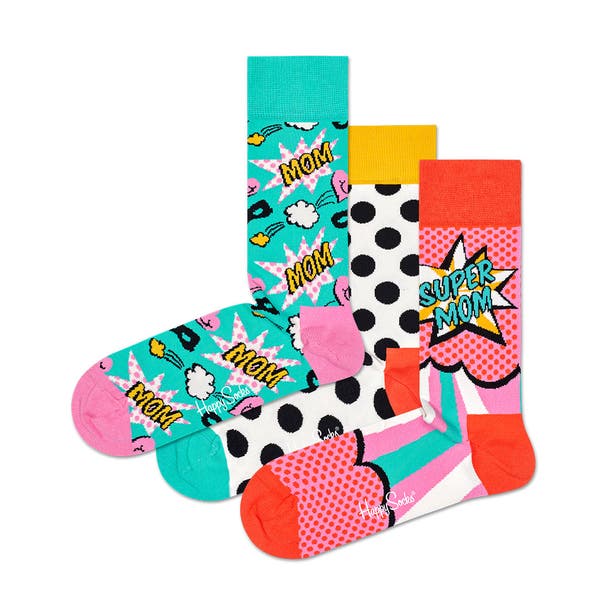 Happy Socks 3-Pack Mother's Day Socks Gift Set