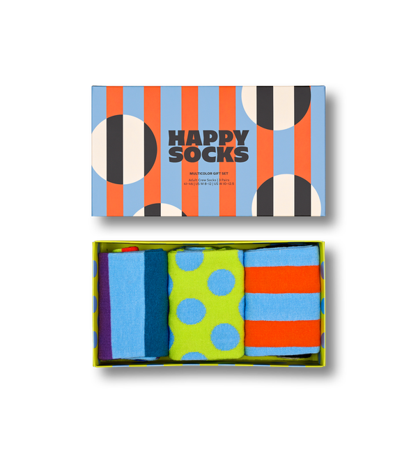 happy socks 3-Pack Multicolor Socks Gift Set