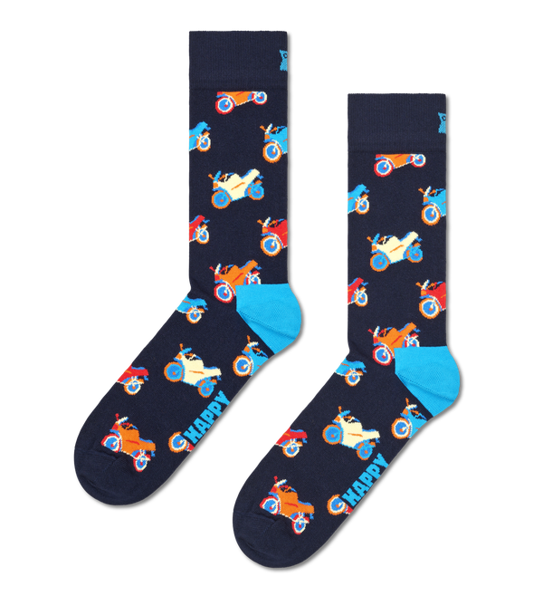 Happy Socks 3-Pack Navy Socks Gift Set