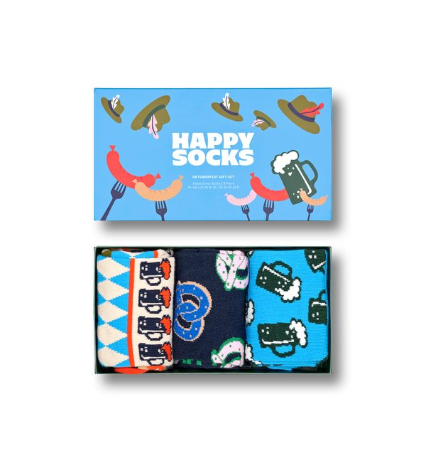 happy socks 3-Pack Oktoberfest Socks Gift Set