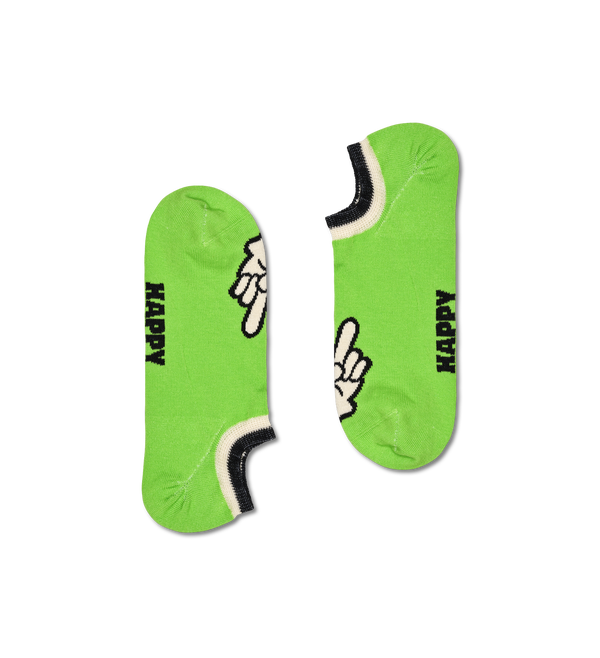Happy Socks 3-Pack Peace Sign No Show Socks