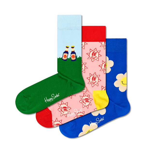 Happy Socks 3-Pack Picnic Time Socks Gift Set