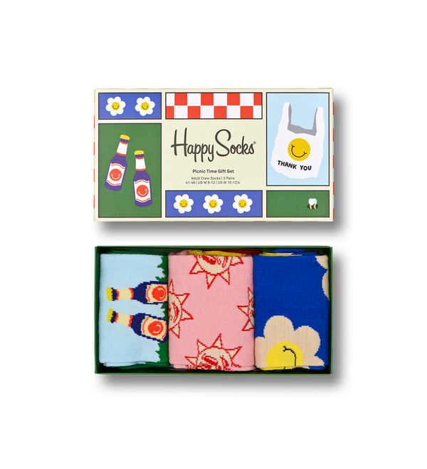 happy socks 3-Pack Picnic Time Socks Gift Set