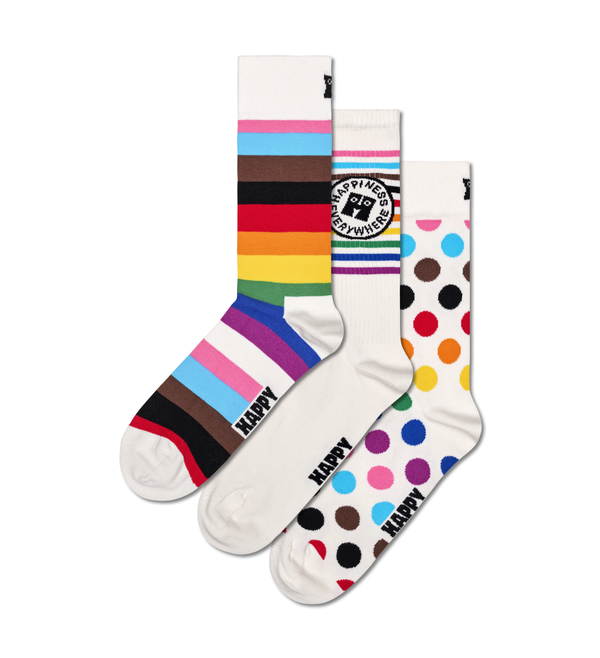 Happy Socks 3-Pack Pride Socks Gift Set