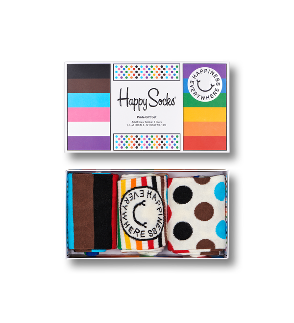 happy socks 3-Pack Pride Socks Gift Set