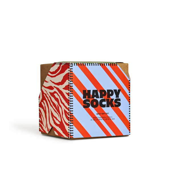 happy socks 3-Pack Quilt Socks Gift Set