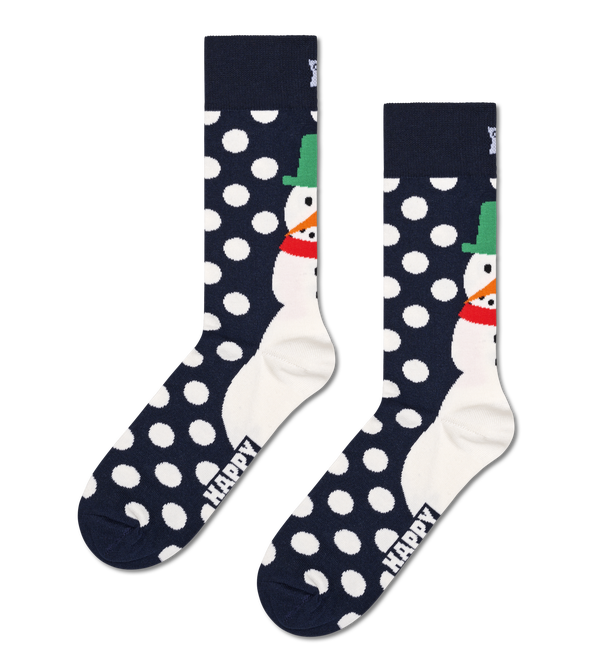 Happy Socks 3-Pack Snowman Socks Gift Set