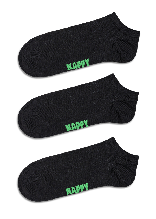 happy socks 3-Pack Solid Low Socks