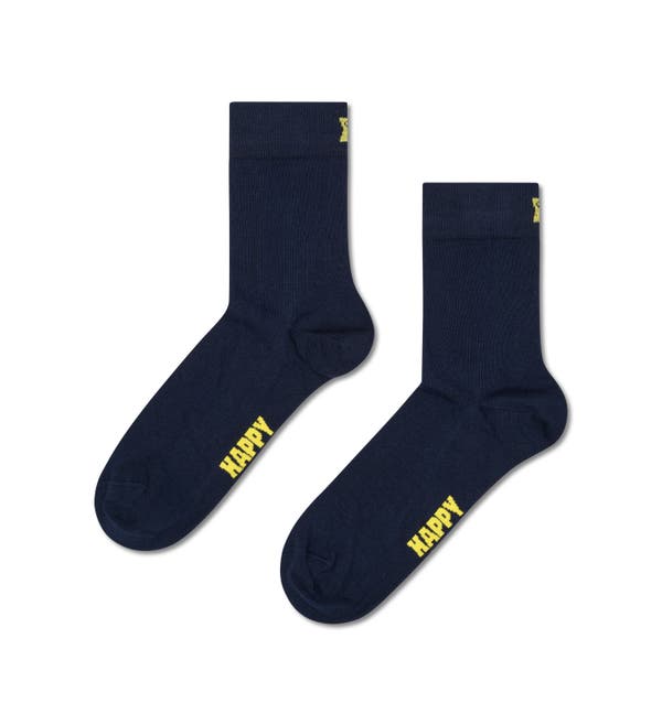 Happy Socks 3-Pack Solid Short Crew Socks