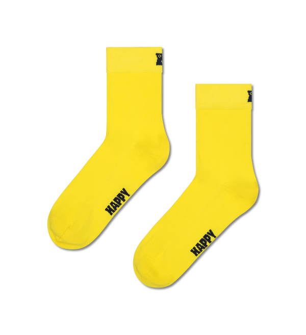 Happy Socks 3-Pack Solid Short Crew Socks