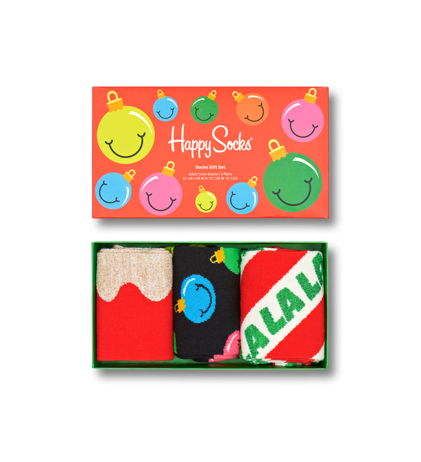 happy socks 3-Pack Time for Holiday Socks Gift Set