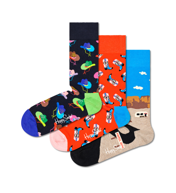 happy socks 3-Pack Welcome To Socks Gift Set