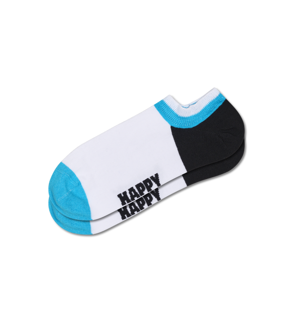 Happy Socks 3-Pack Wobbly Check No Show Sock