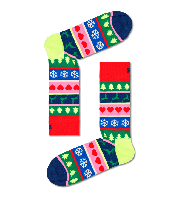 Happy Socks 3-Pack X-Mas Sweater Socks Gift Set