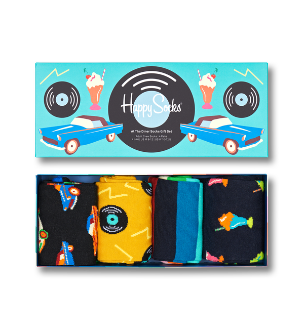 happy socks 4-Pack At The Diner Socks Gift Set