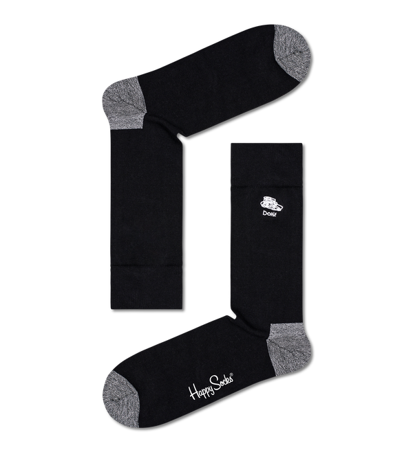Happy Socks 4-Pack Black & White Socks Gift Set