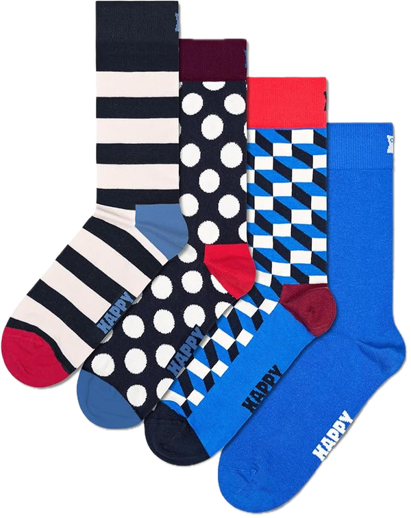 happy socks 4-Pack Blue Mix Socks