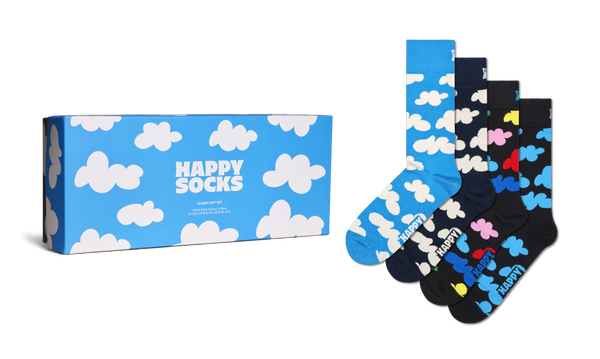 Happy Socks 4-Pack Cloudy Socks Gift Set