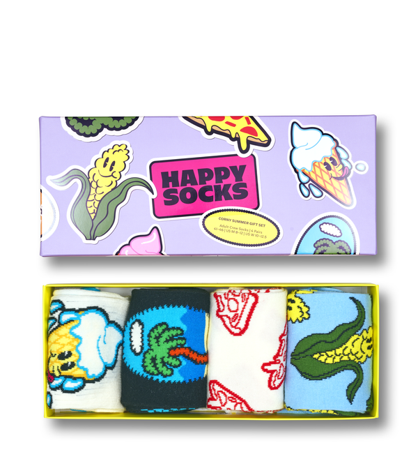 happy socks 4-Pack Corny Summer Socks Gift Set