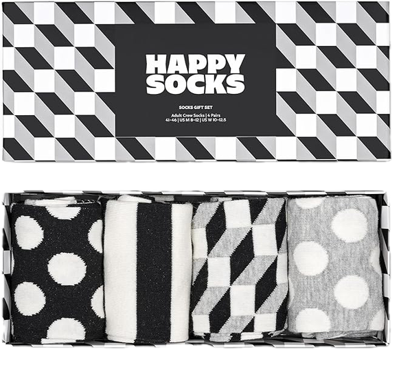 happy socks 4-Pack Filled Optic Socks Gift Set