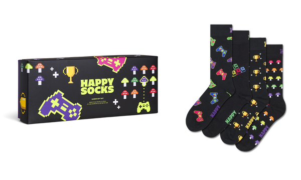 Happy Socks 4-Pack Gamer Socks Gift Set