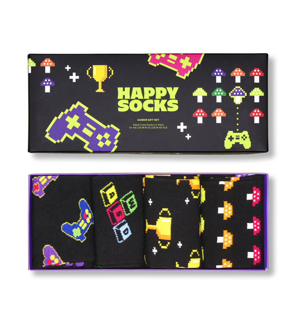 happy socks 4-Pack Gamer Socks Gift Set