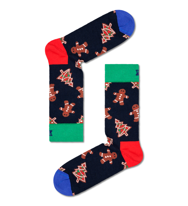 Happy Socks 4-Pack Gingerbread Socks Gift Set