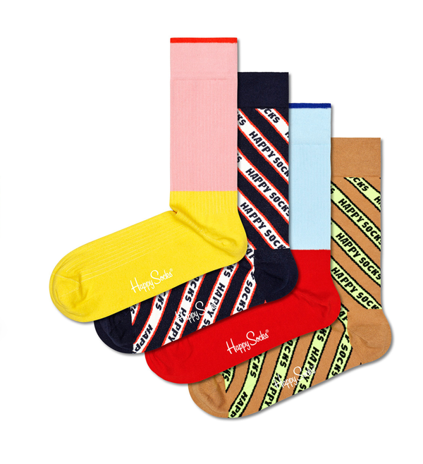 Happy Socks 4-Pack Happy Premium Socks Gift Set
