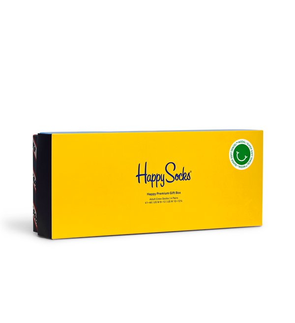 Happy Socks 4-Pack Happy Premium Socks Gift Set