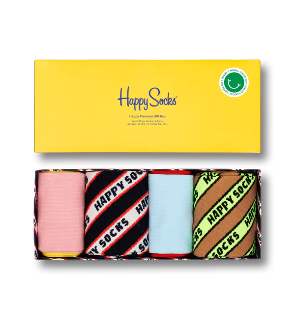 happy socks 4-Pack Happy Premium Socks Gift Set