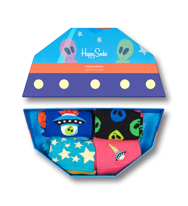 happy socks 4-Pack Kids Space Socks Gift Set