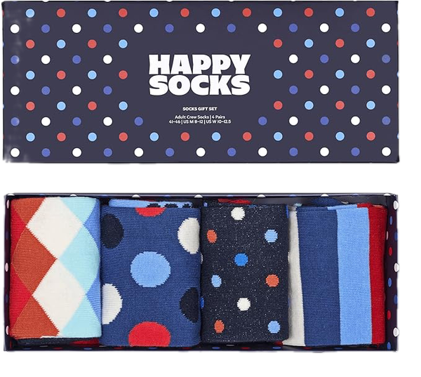 happy socks 4-Pack Multi Dots Socks Gift Set