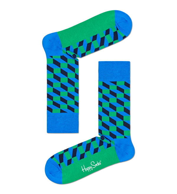 Happy Socks 4-Pack Navy Socks Gift Set