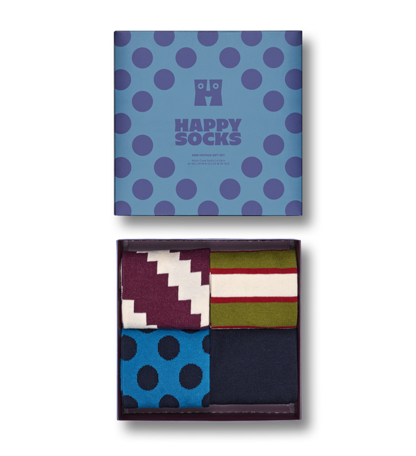 happy socks 4-Pack New Vintage Socks Gift Set