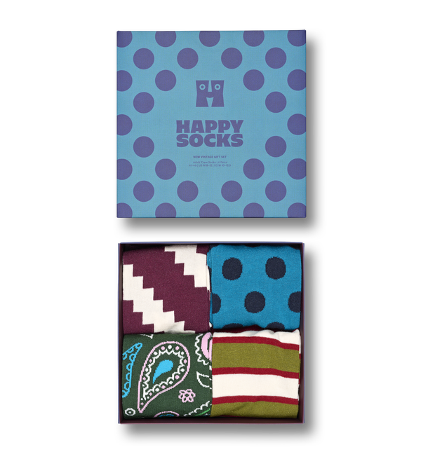 happy socks 4-Pack New Vintage Socks Gift Set