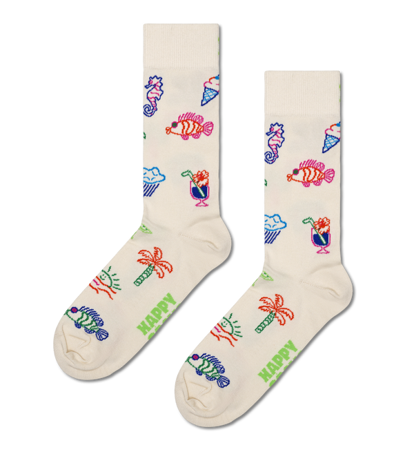 Happy Socks 4-Pack Pool Party Sock Gift Sest