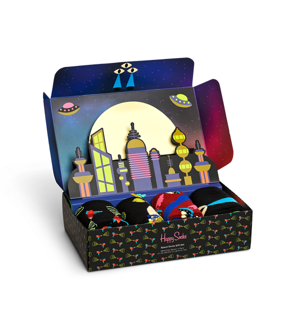 happy socks 4-Pack Space Socks Gift Set