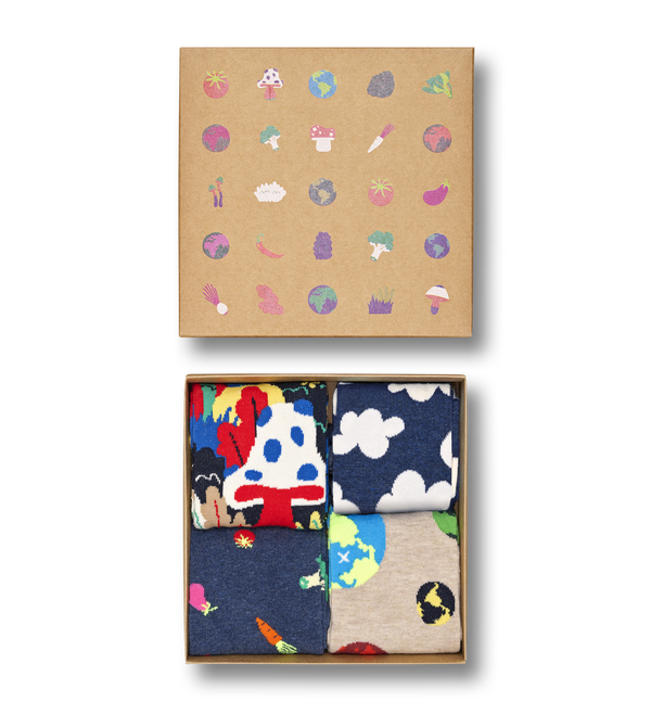 happy socks 4-Pack Wild And Free Socks Gift Set