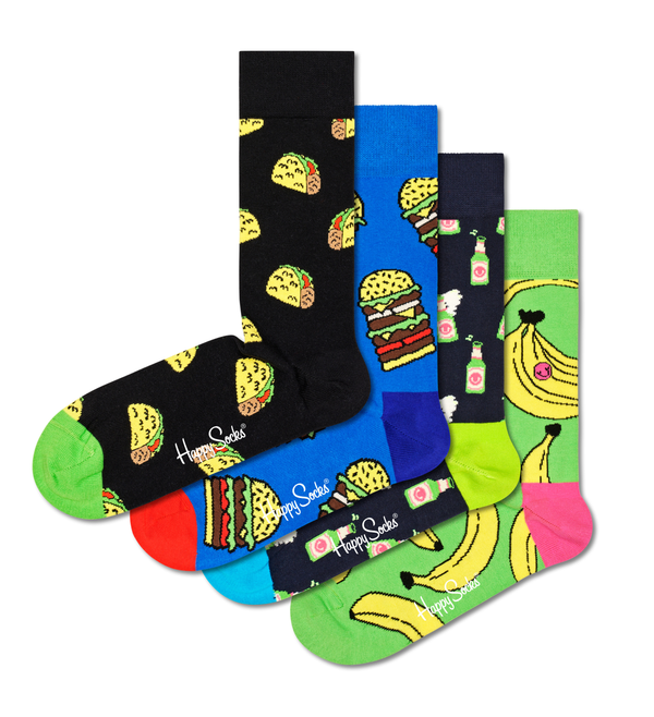Happy Socks 4-Pack Yummy Yummy Socks Gift Set