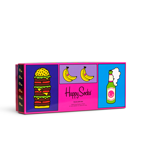 Happy Socks 4-Pack Yummy Yummy Socks Gift Set